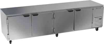 Beverage Air UCR119AHC 119"W Four-Section Reach-In Undercounter Refrigerator