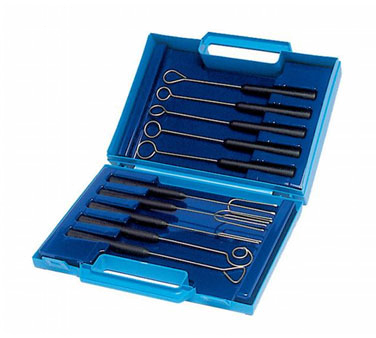 Matfer Bourgeat 262001 Chocolate Fork Set for Dipping of Chocolate Candies - 10/Set