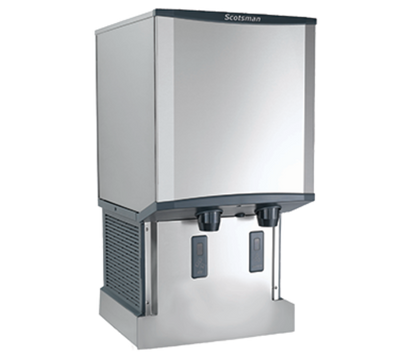 Scotsman HID540AWX-1 Meridian 23.25" W Stainless Steel Air-Cooled Wall Mounted Ice and Water Dispenser - 115 Volts