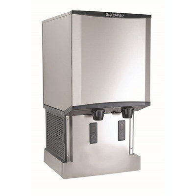 Scotsman HID540AWX-1 Meridian 23.25" W Stainless Steel Air-Cooled Wall Mounted Ice and Water Dispenser - 115 Volts