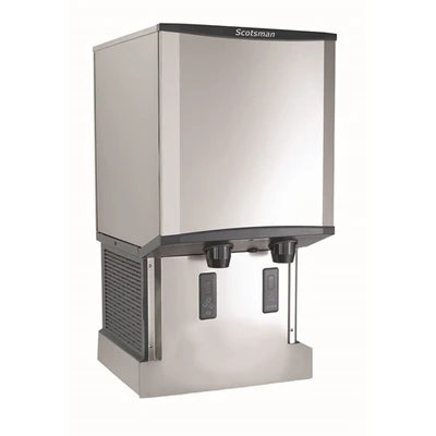 Scotsman HID540AWX-1 Meridian 23.25" W Stainless Steel Air-Cooled Wall Mounted Ice and Water Dispenser - 115 Volts