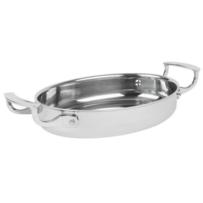 Vollrath 49420
 1-13/16 qt
 Aluminum
 Oval
 Miramar Display Cookware Oval Au Gratin
