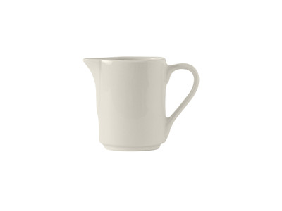 Tuxton AMU-100 5 Oz. Ceramic Pearl White Creamer (1 Dozen)