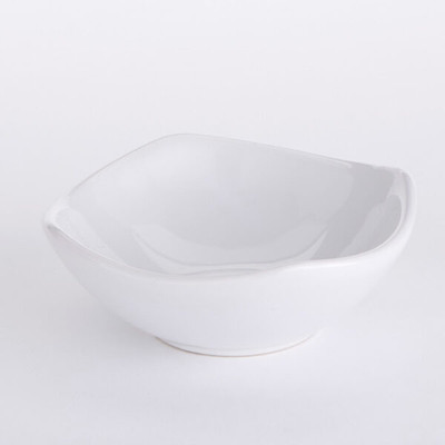 American Metalcraft SQSC40 4" 4 Oz. Ceramic Squound Sauce Cup