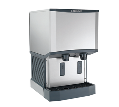 Scotsman HID525AX-1 Meridian 500 Lbs. Stainless Steel Air Cooled Nugget Ice and Water Dispenser - 115 Volts