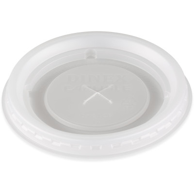 Dinex DX2125ST9000 5-12 oz. Polystyrene Disposable Lid
