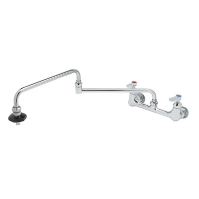 T&S Brass B-0598 Pot Filler Faucet splash-mounted 8"