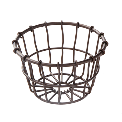 American Metalcraft WBBS 5" Metal Round Wire Basket