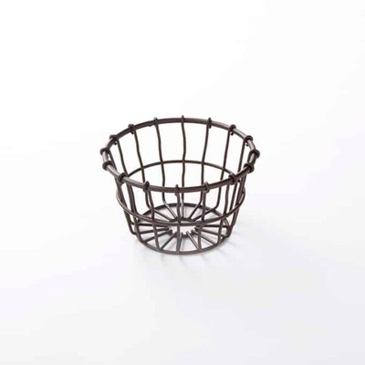 American Metalcraft WBBS 5" Metal Round Wire Basket