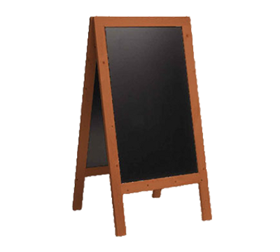 American Metalcraft SBSM135 Securit Sandwich Board Mahogany 28.13&quot; W