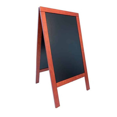 American Metalcraft SBSM135 Securit Sandwich Board Mahogany 28.13" W