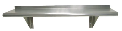 Advance Tabco WS-12-36-X 36" W x 12" D Stainless Steel 18 Gauge Satin Wall Mounted Special Value Shelf
