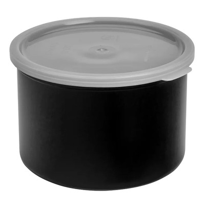 Cambro CP15110 Black Round Crock - 6/Case