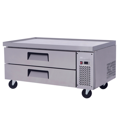 Migali C-CB48-HC 48-1/4"W One-Section Two Drawer Competitor Series Refrigerated Equipment Stand/Chef Base