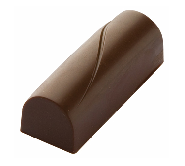 Matfer Bourgeat 383408 Chocolate Mold Comma Bullion 1.25" L x 0.5" W x 0.5" H Polycarbonate