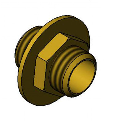 T&S Brass B-0423-M Supply Nipple Kit (1) 1/2"