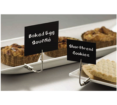 American Metalcraft CLIPIT2 5.5" W Double Sided Sign Clip