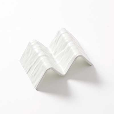 American Metalcraft THMW1 5" L x 3" W x 2" H Melamine Taco Holder