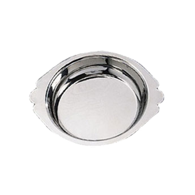 American Metalcraft AR100 6.88&quot; 10 Oz. Stainless Steel Round Au Gratin Dish