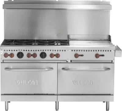 Vulcan SX60F-6B24G-LP 60" Liquid Propane SX Series Restaurant Range - 258,000 BTU