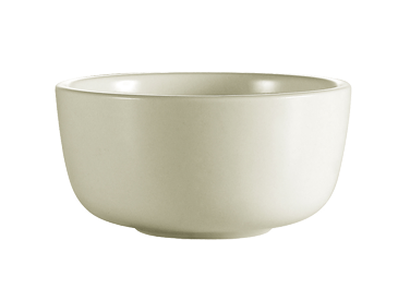 CAC China JB-95 9.5 Oz. American White Ceramic Round REC Jung Bowl (3 Dozen Per Case)
