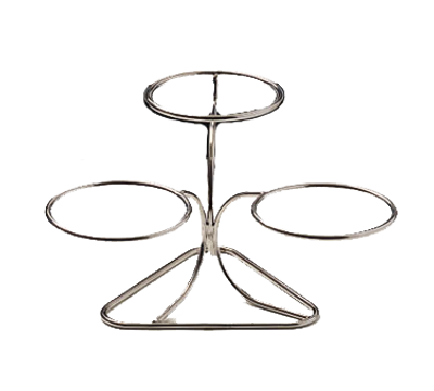 Bon Chef 9310SS 8" W 19.25" x 11.5" Stainless Steel Plate Stand