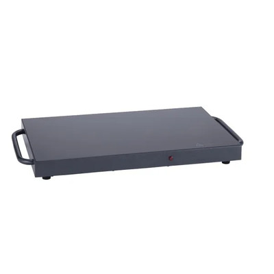Spring USA ST-1220-T Stealth Warming Tray 24"W X 13-3/4"D X 1-3/4" Tall Tempered Glass Surface 110-120V/60/1-Ph Black Titanium Body