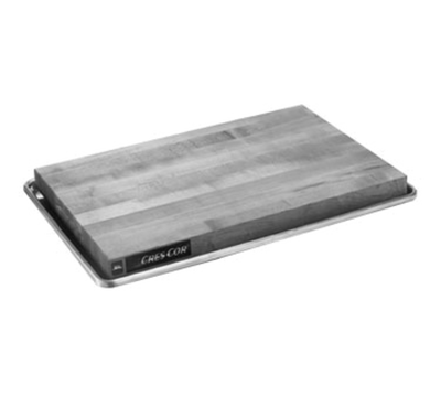 Cres Cor 1415-022 Maple Cutting Board 16" x 24" x 1-3/4" Resilient With 18" X 26" Pan