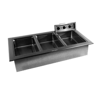Delfield N8773-D 73.38" W Stainless Steel Insulated Electric Drop-In Hot Food Well Unit - 208-230 Volts