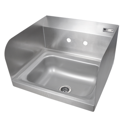 John Boos PBHS-W-1410-SSL 17" W Stainless Steel Wall Mounted Pro-Bowl Hand Sink