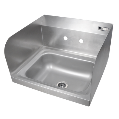 John Boos PBHS-W-1410-SSL 17" W Stainless Steel Wall Mounted Pro-Bowl Hand Sink