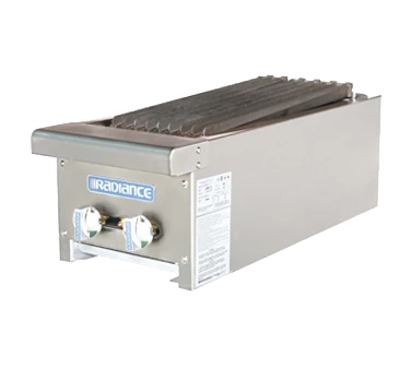 Turbo Air TARB-12-LP 12" Liquid Propane Countertop Radiance Charbroiler - 30,000 BTU