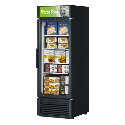 Turbo Air TGF-23SD-N 27"W One-Section Glass Door Super Deluxe Glass Merchandiser Freezer