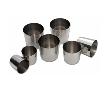 Matfer Bourgeat 342477 Baba Mold 4 Oz. 2-3/16" Dia. x 2-3/16"H Stainless Steel - 1 Pack