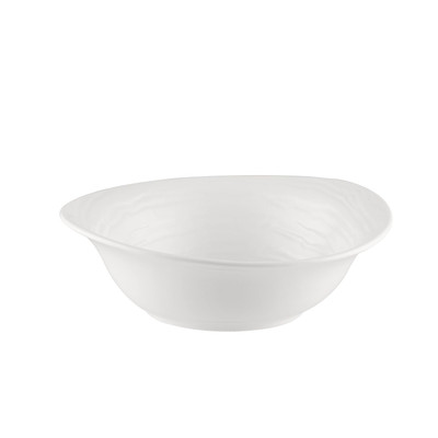 CAC China BHM-B9 9" Dia. 27.5 Oz. Bone White Porcelain Round Bahamas Bowl (2 Dozen Per Case)