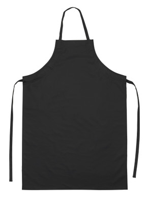 Winco BAW-2540BK Black Dishwashing Apron - 40" x 25-1/2"