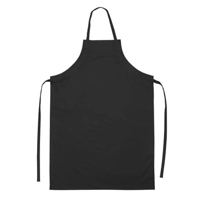 Winco BAW-2540BK Black Dishwashing Apron - 40" x 25-1/2"