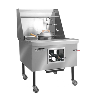 Imperial ICRA-7 LP 194&quot; Liquid Propane Wok Range - 770,000 BTU