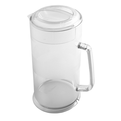 Cambro PC64CW135 64 Oz. Polycarbonate Clear Camwear Pitcher - 6/Case