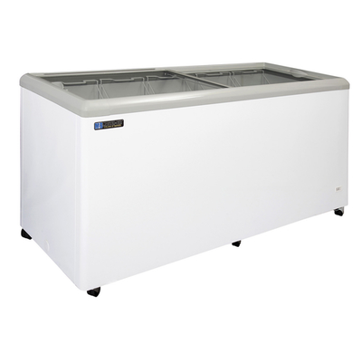 Master Bilt MSF-71AN 71"W White Zinc-Coated Enamel Steel COLDIN-3 Display Freezer