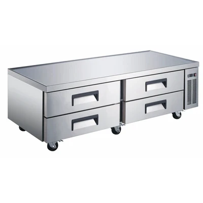 Admiral Craft USCB-72 72.5" W 4 Drawers U-STAR Refrigerated Chef Base - 115 Volts