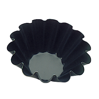 Matfer Bourgeat 330131 4" x 1.63" Steel Exopan Brioche Mold