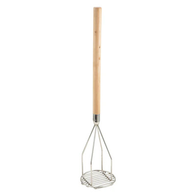 Winco PTM-24R 5" Dia. Round Potato Masher