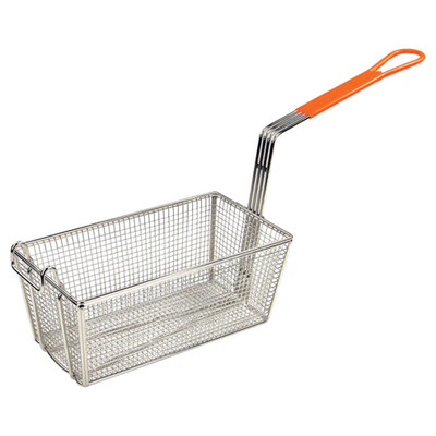 Winco FB-10 12-1/4"L x 6-1/2"W x 5-1/4"H Rectangular Fry Basket