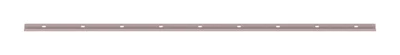 Metro SW72K4 Smartwall Wall TRack 72" 12 Gauge Steel Metroseal Gray Epoxy-Coated Corrosion-Resistant Finish