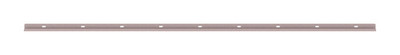 Metro SW72K4 Smartwall Wall TRack 72" 12 Gauge Steel Metroseal Gray Epoxy-Coated Corrosion-Resistant Finish