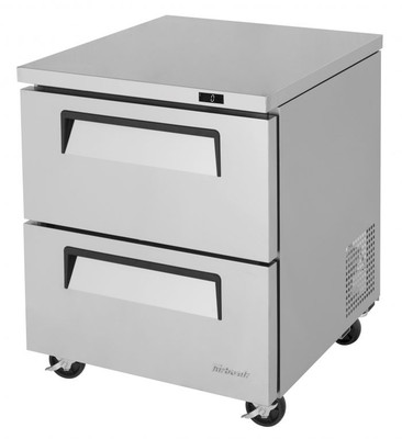 Turbo Air TUF-28SD-D2-N 27.5"W One-Section Super Deluxe Series Undercounter Freezer