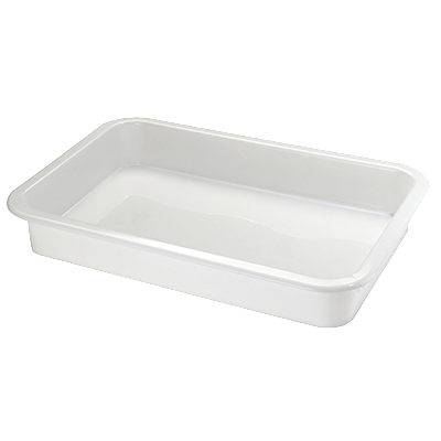 Matfer Bourgeat 510535 23-3/4"W White Rectangle Polyethylene Dough Container