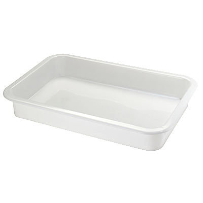 Matfer Bourgeat 510535 23-3/4&quot;W White Rectangle Polyethylene Dough Container