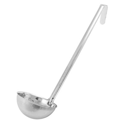 Winco LDI-8 8 Oz. Stainless Steel Ladle